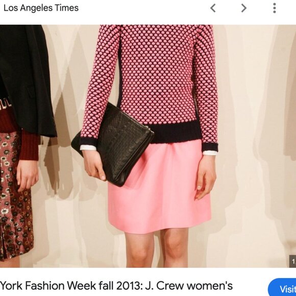 J.Crew Collection Italian Cashmere Heart Sweater (B0026) - Picture 9 of 11